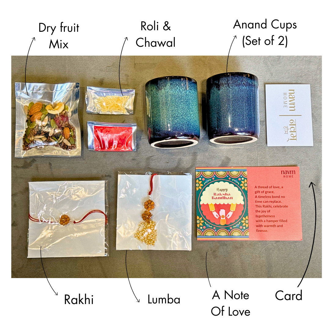 Rakhi with Anand – Bhai Bhabhi Gift Box (Neelam)