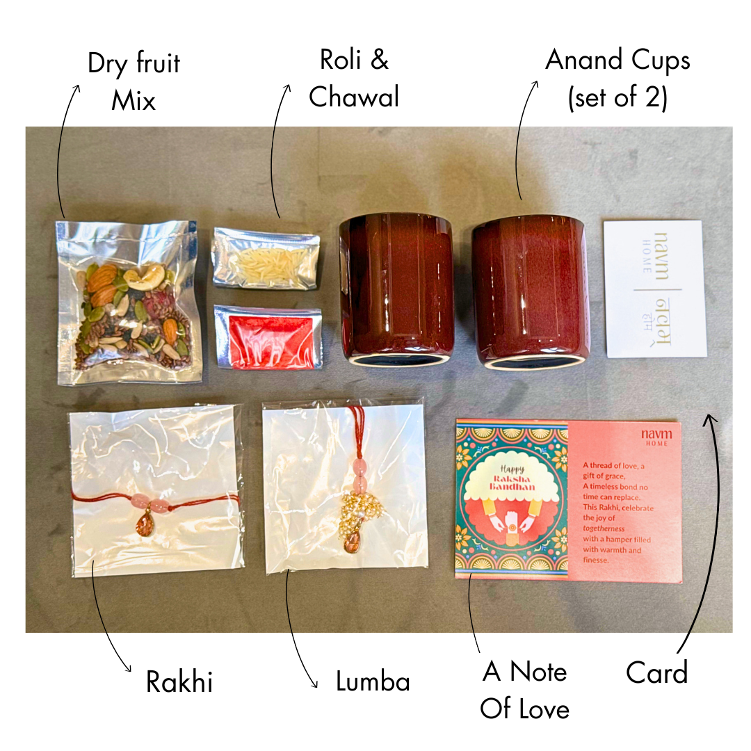 Rakhi with Anand – Bhai Bhabhi Gift Box (Gulaabi)