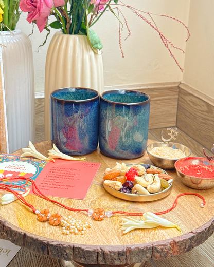 Rakhi with Anand – Bhai Bhabhi Gift Box (Neelam)