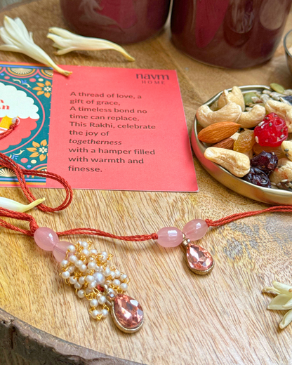 Rakhi with Anand – Bhai Bhabhi Gift Box (Gulaabi)
