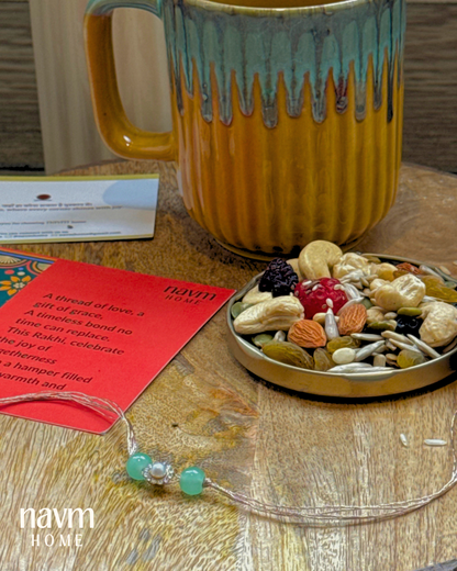 Rakhi with Sneh – Bhai Gift Box Golden Glow