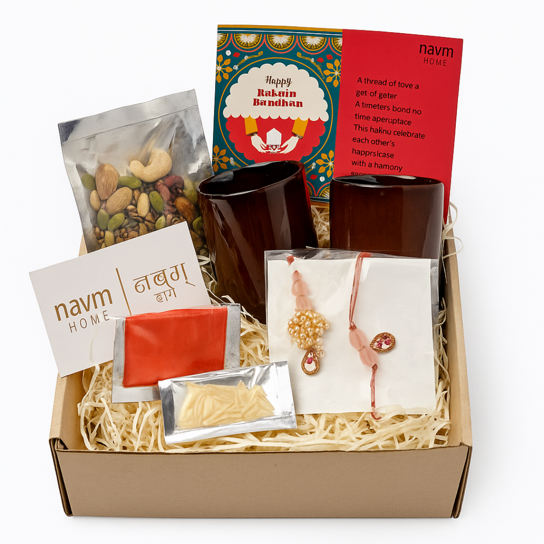 Rakhi with Anand – Bhai Bhabhi Gift Box (Gulaabi)