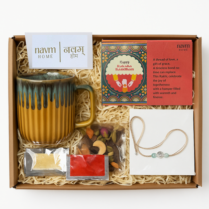 Rakhi with Sneh – Bhai Gift Box Sage Harmony