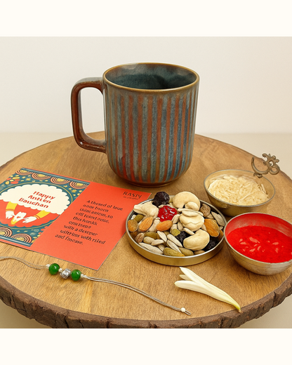 Rakhi with Sneh – Bhai Gift Box Sage Harmony